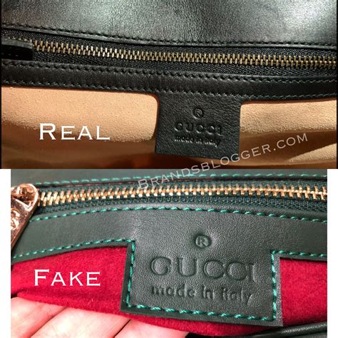 how can you tell real gucci from fake|gucci marmont bag authentication guide.